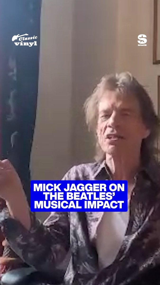As The Rolling Stones celebrates its new album #ForeignTongues, Mick Jagger reflected on their hit song written by @TheBeatles and the group's prolific legacy. Listen to our full interview: