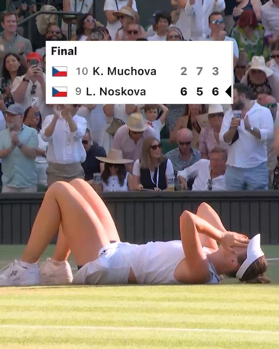 A new queen of Centre Court has arrived 👑 Linda Noskova wins the Wimbledon Final 👏