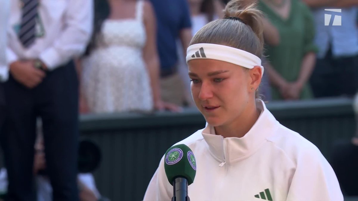 "It's tough to find any words, but I'll start with Linda, my ex-friend" 😂 #wimbledon