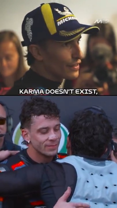 "Karma doesn't exist" 👀 Marc Márquez has his say as he sends his best wishes to Bez 🤝 #GermanGP 🇩🇪
