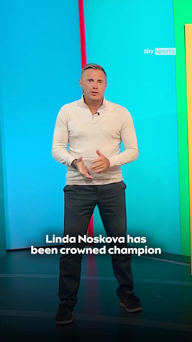 BREAKING: Linda Noskova wins first Grand Slam title at Wimbledon 🚨