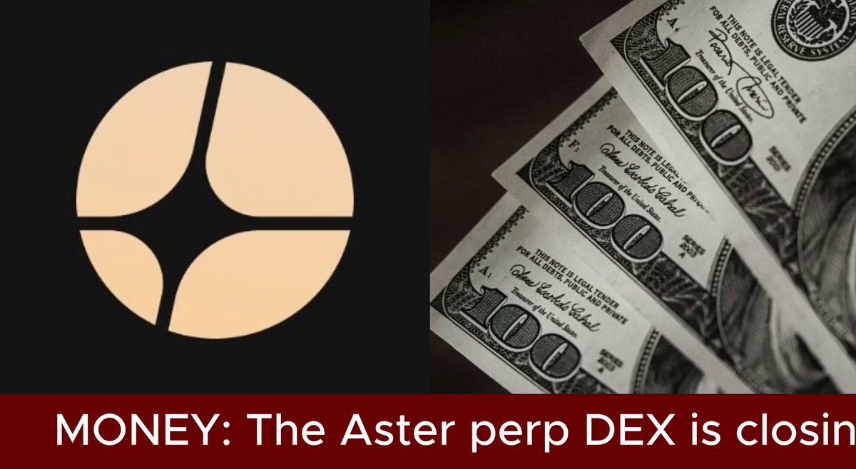 $465 MILLION in fees and counting... Aster 🥷 has generated a cumulative total fee count of nearly $465 million according to DefiLlama data. Perhaps even more impressively, $ASTER has now seen a total of more than $1.34 TRILLION in total perp DEX volume, with nearly $48 billion of that coming in the last 30-days alone.