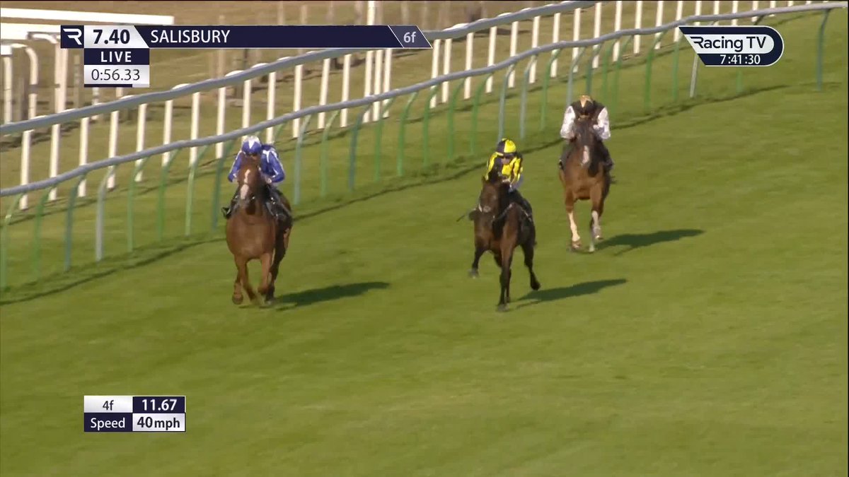 WAY ahead of the assessor! 🌬️ Zen Diva bolts up on handicap debut and looks a filly who will have no problem defying a penalty, if connections choose to get her out again quickly. Unfortunately, it all went wrong at the start for The Lost Sock. Ralph Beckett
