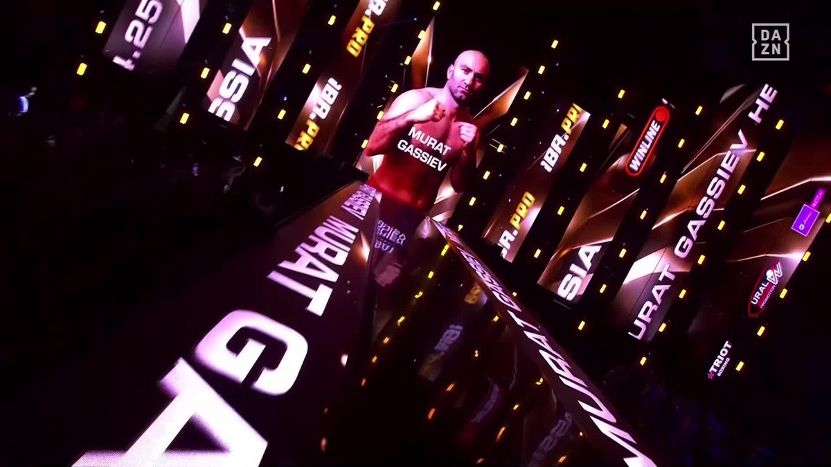 Murat Gassiev is making his way to the ring NOW! #GassievKadiru x #IBAPro19 | Live NOW on DAZN ▪️
