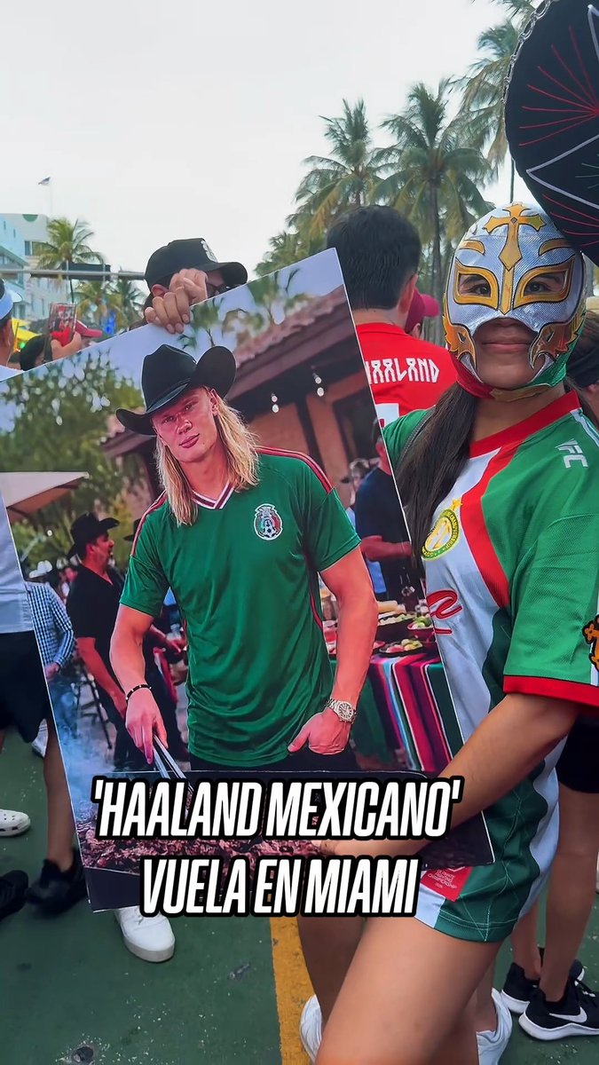 Haaland, hermano, ya eres mexicano 🇲🇽 🤝🏻 🇳🇴
