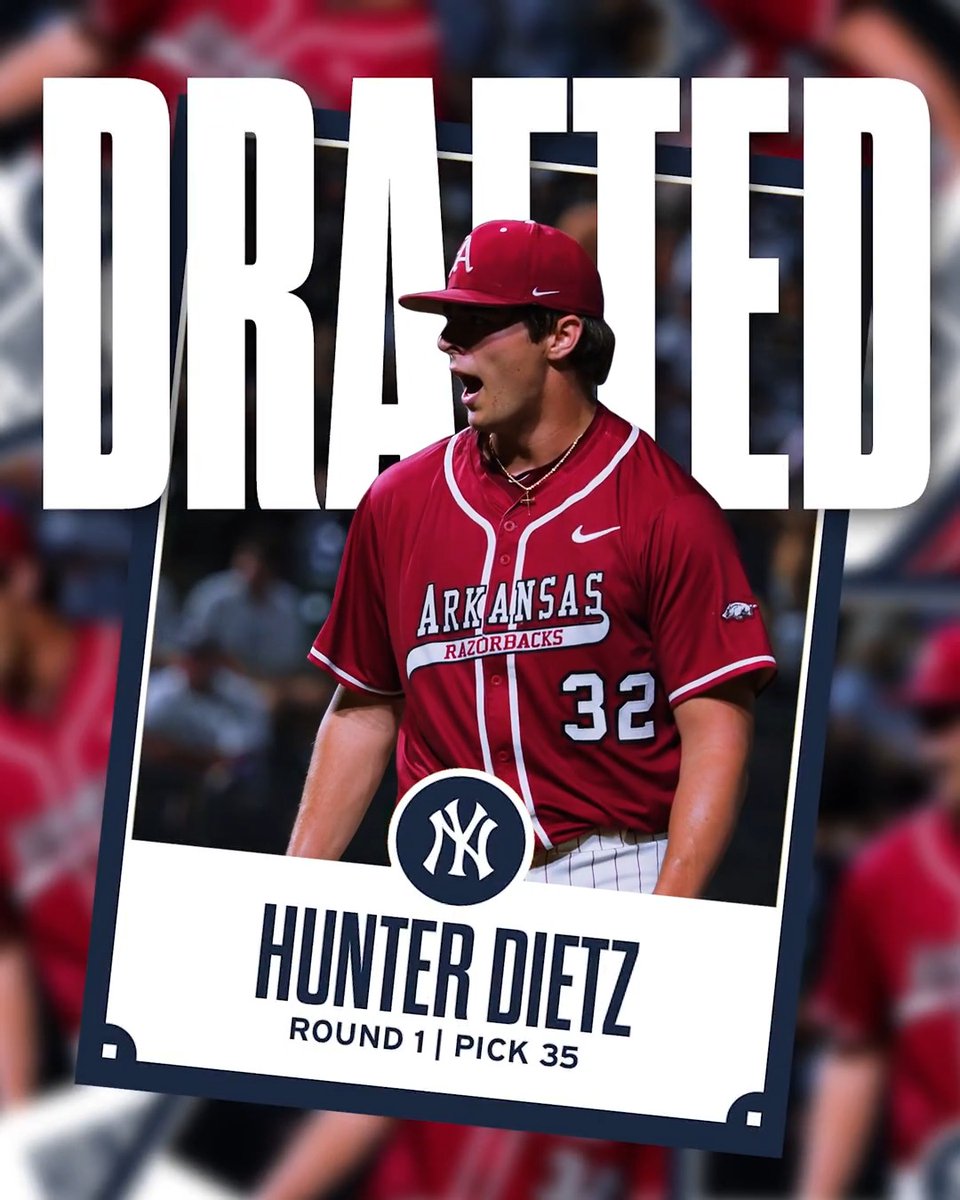 🎶 Start spreading the newssss 🎶 Hunter Dietz is a New York Yankee!