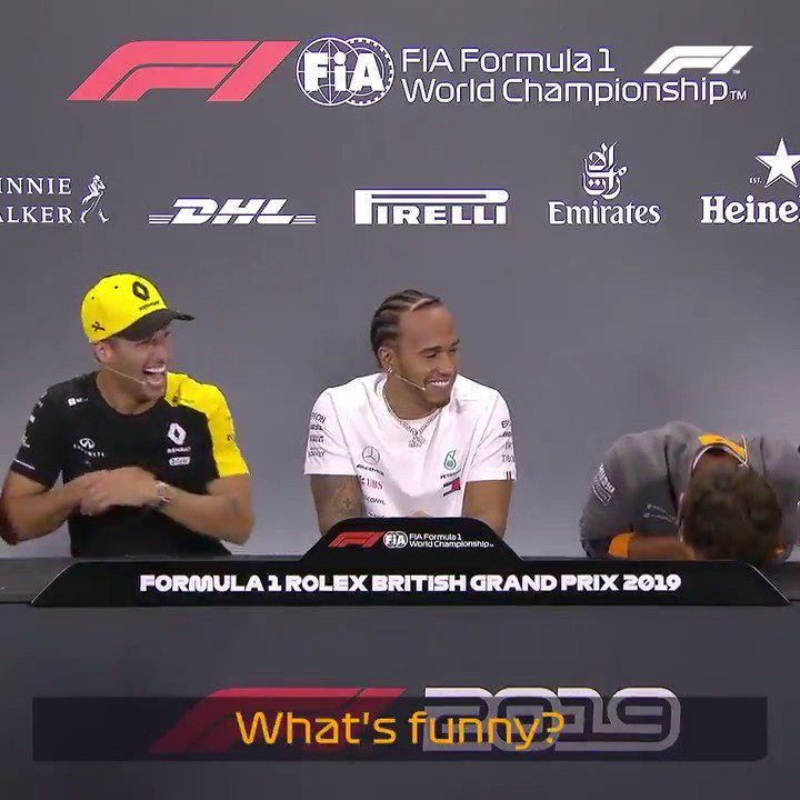 On this day in 2019, Daniel Ricciardo and Lando Norris gave us a hilarious moment during the press conference