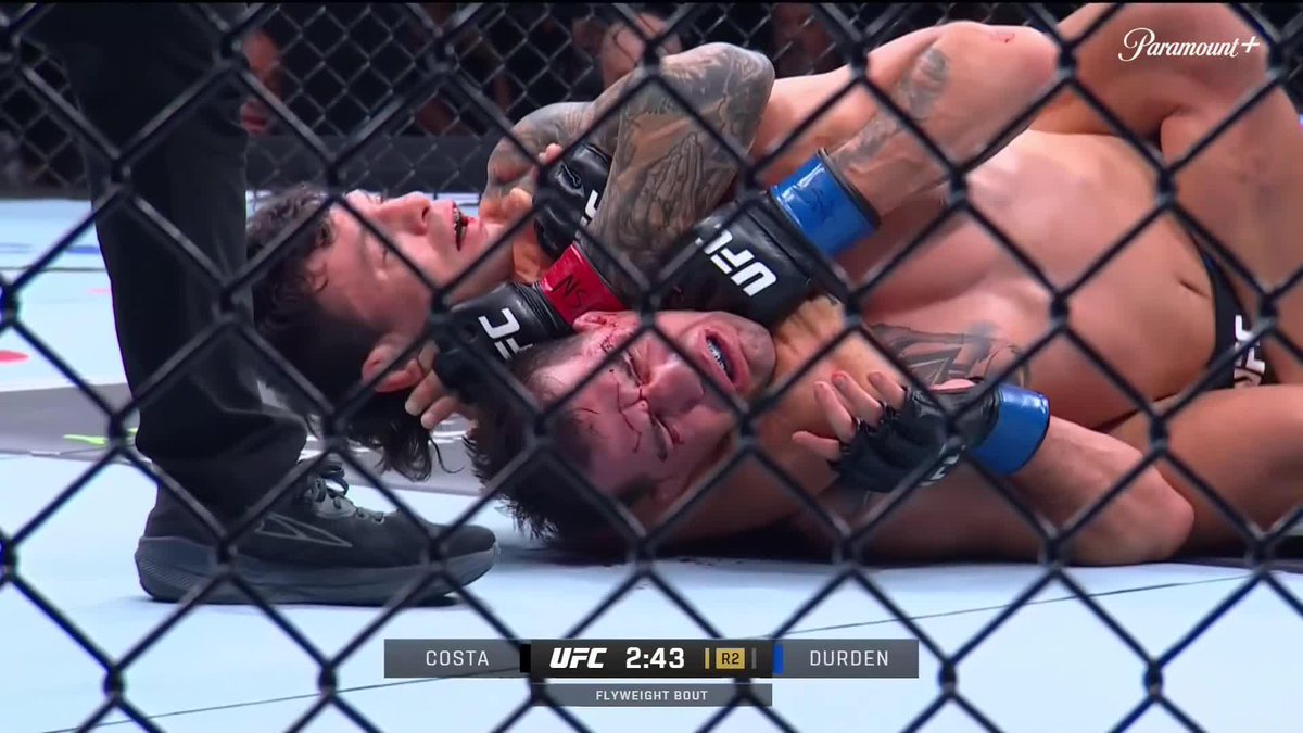 STRAIGHT TO BUSINESS TONIGHT 😮‍💨 Alessandro Costa kicks off #UFC329 with a R2 submission! [ LIVE ON @ParamountPlus ]