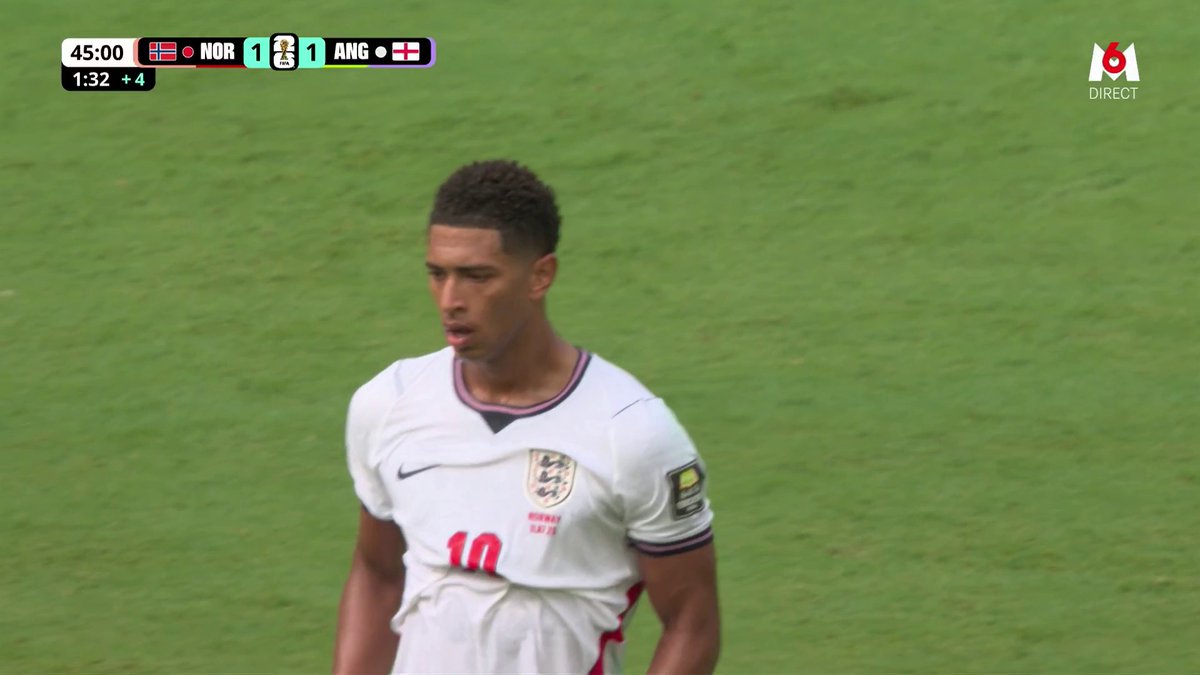 Jude Bellingham égalise juste avant la pause ! ⚽ L'Angleterre revient à hauteur au meilleur des moments grâce à son milieu de terrain. 1-1 Suivez la Coupe du Monde de la FIFA 2026™ sur M6 et M6+ #CDM2026 #FIFAWorldCup #OnRegardeQuoi #SportsTikTok #NORANG