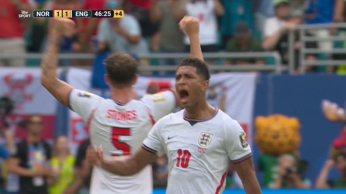Jude Bellingham. Big moments. Every. Single. Time. 🏴