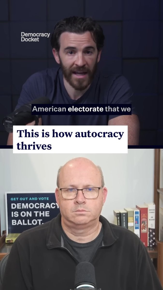 In the upcoming midterms, Democrats have a shot at winning over people who voted for Republicans in 2024. But they won’t be won over by fecklessness, Brian Tyler Cohen says. “That will leave us in a vacuum of leadership, and that’s the kind of environment where autocracy thrives.” Check out the full conversation: