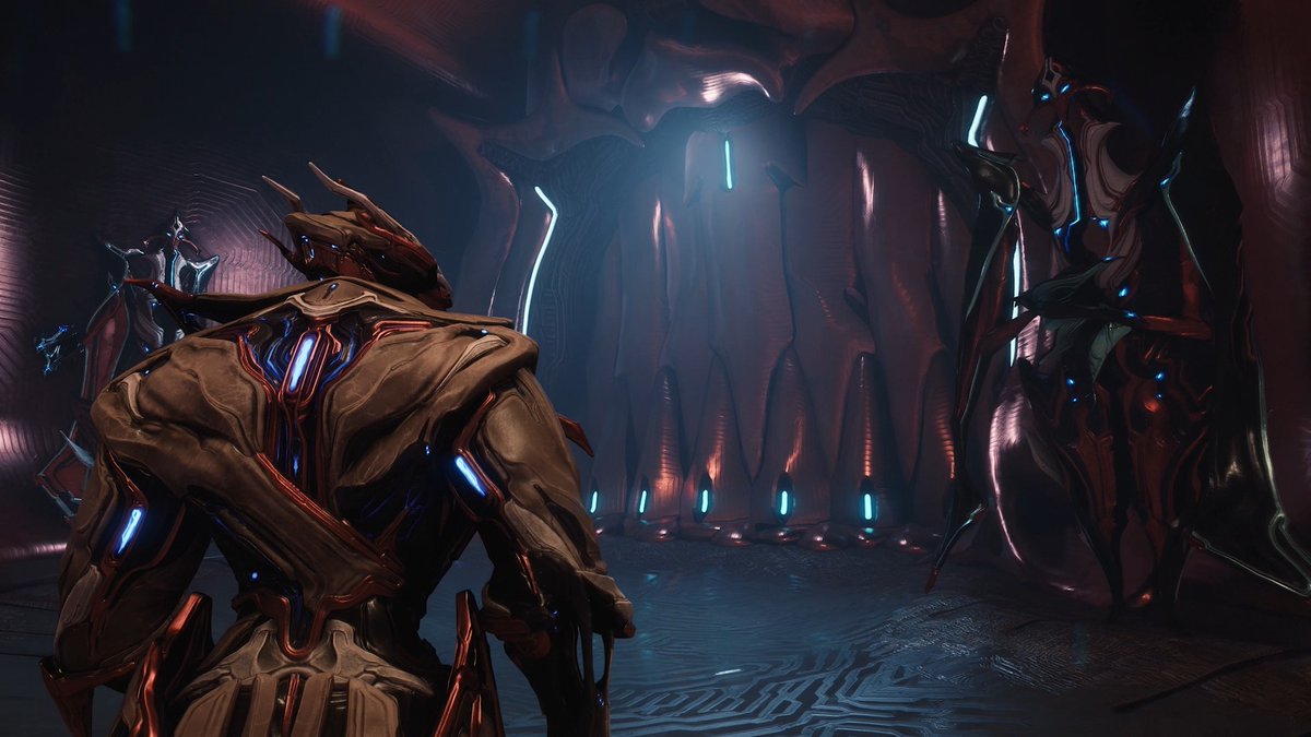 The Hunra's Nest. In this place, one can place bets on their future, and lose it all just as quickly. #Warframe #TennoCon