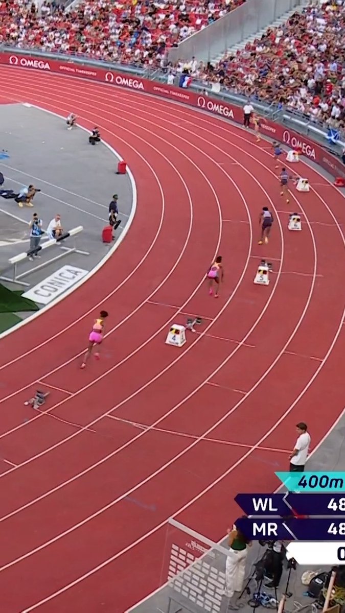 That last 200m from Marileidy Paulino 😲 #MonacoDL 🇲🇨 #DiamondLeague
