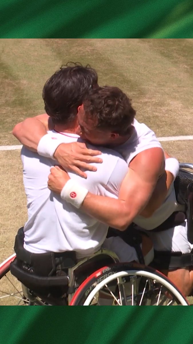 Seventh heaven 🏆 Enjoy the highlights of Alfie Hewett and Gordon Reid facing Gustavo Fernandez and Tokito Oda in the gentlemen's wheelchair doubles final. #Wimbledon