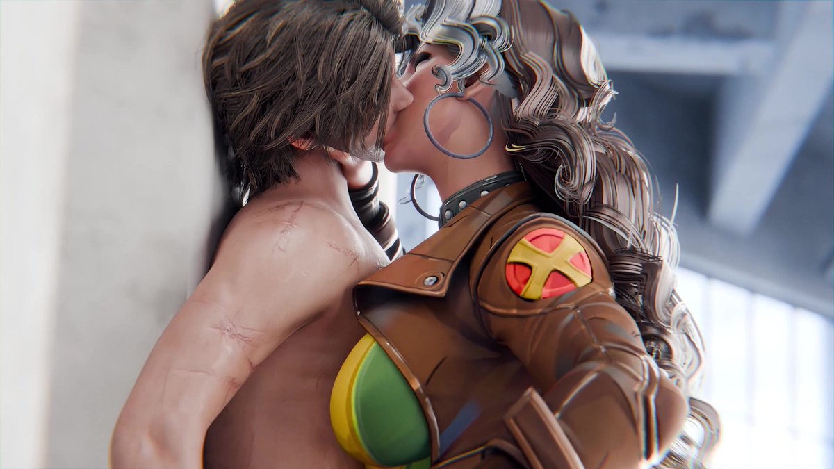 Rogue! [Magikal3D] Marvel: rogue big breasts big penis female domination creampie thighjob moaning sound heat 1:26 fire! 🍑🍆💦🔥🥵 Full uncut here 👇 #Rule34 #Rogue #Marvel #Magikal3D #NSFW
