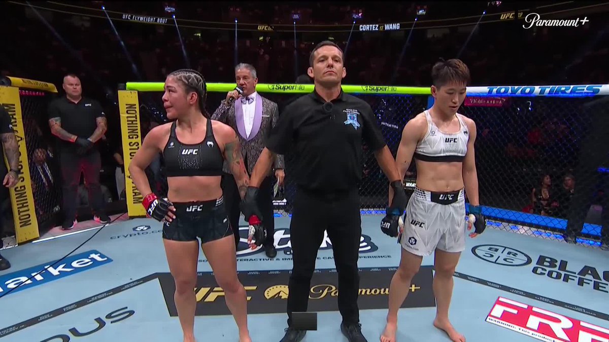 Wang Cong has defeated Tracy Cortez by unanimous decision, even with a 1 point deduction Cortez has now lost 3 of her last 4 #UFC329
