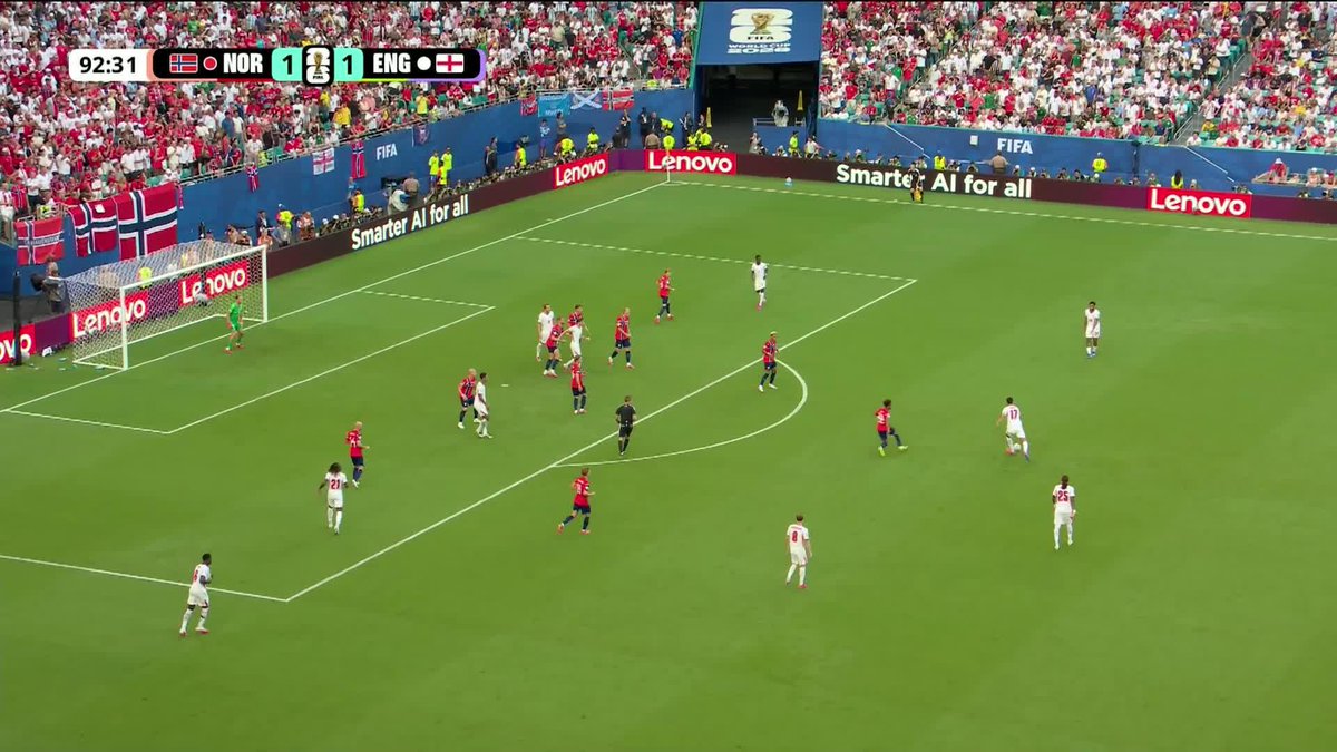 BELLINGHAM STRIKES AGAIN! Jude Bellingham gives England the lead in extra-time off of a rebound as they look to seal a semifinal spot.