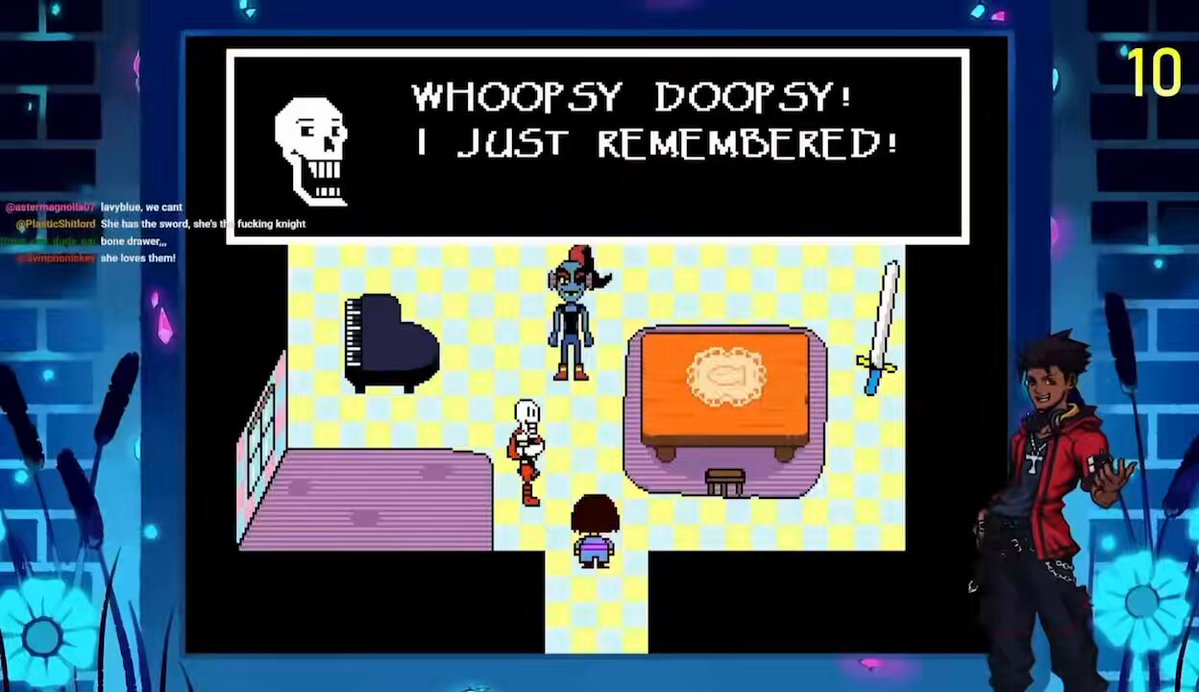 Papyrus jumping out of a fucking window has to be one of the funniest things I’ve ever witnessed in Undertale 😭😭😭