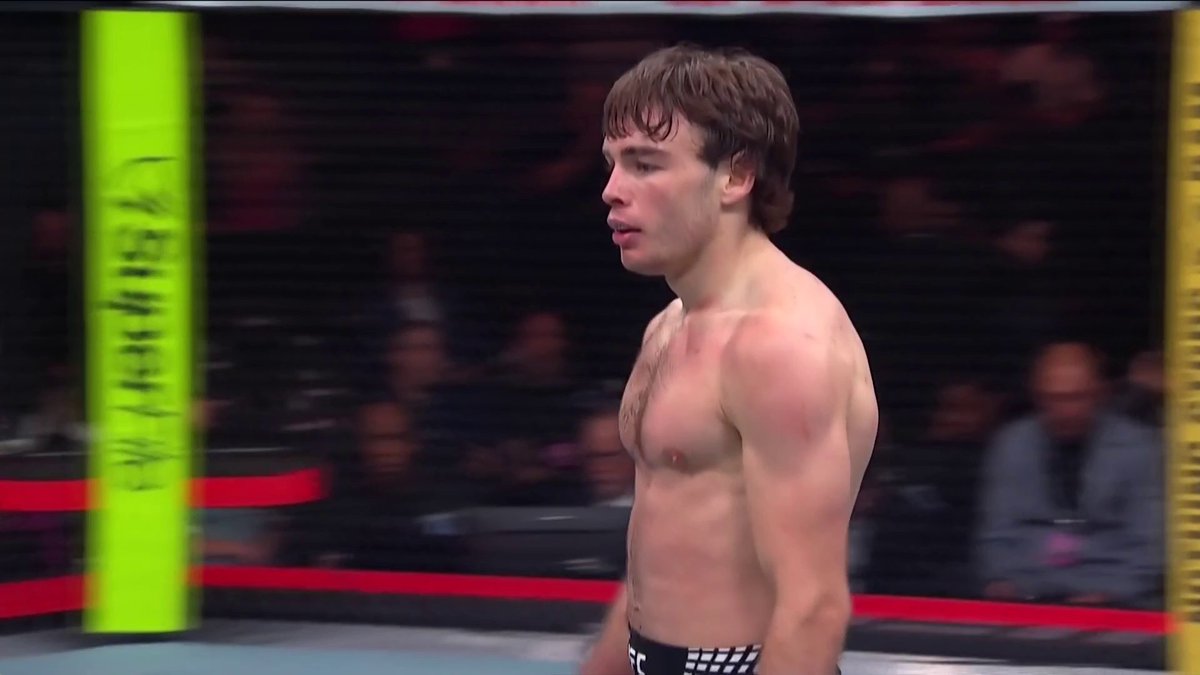 STILL UNDEFEATED! Luke Riley TKO's Kai Kamaka III in round one ☝️ #UFC329 | LIVE on TNT Sports Box Office