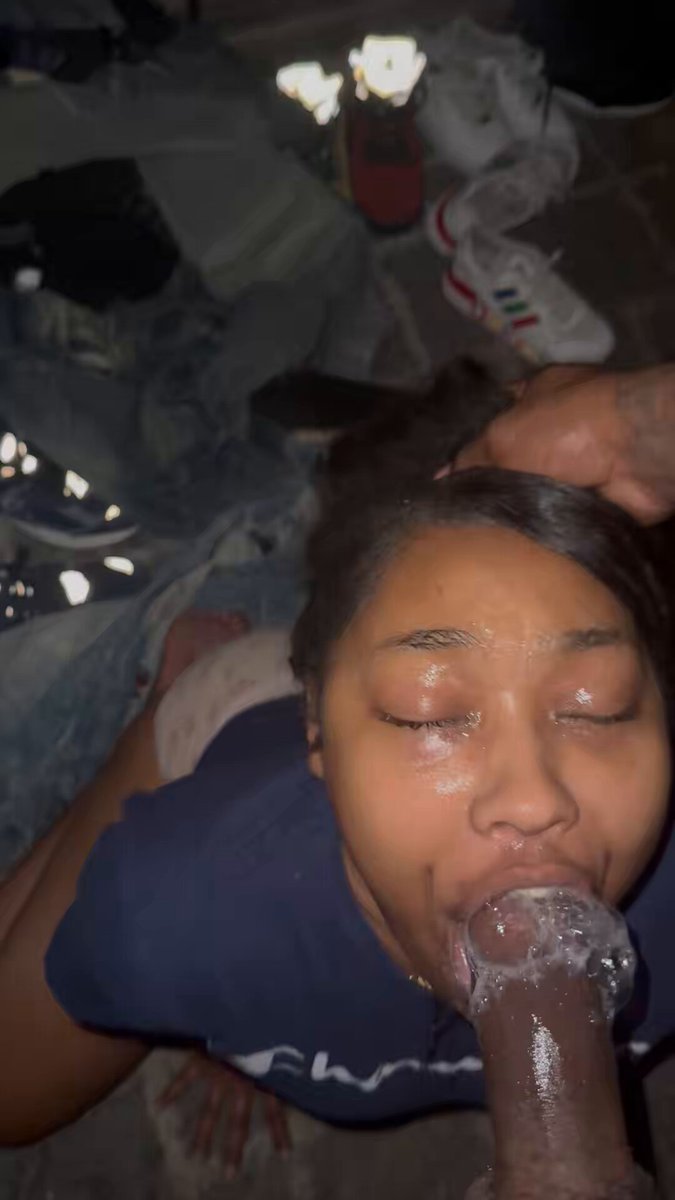 this slut ass bitch got my dick sloppy as fuck. i told her if she don’t make a mess on it i’ll go find another bitch to do it so she hurried up and got on them knees to please me like the good ho she is. she got disgustin on dis dick wit her beautiful ass