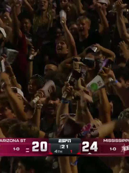brought the cowbell all night long 😏 Watch now on SEC Network 📺 Mississippi State Football x #ItJustMeansMore
