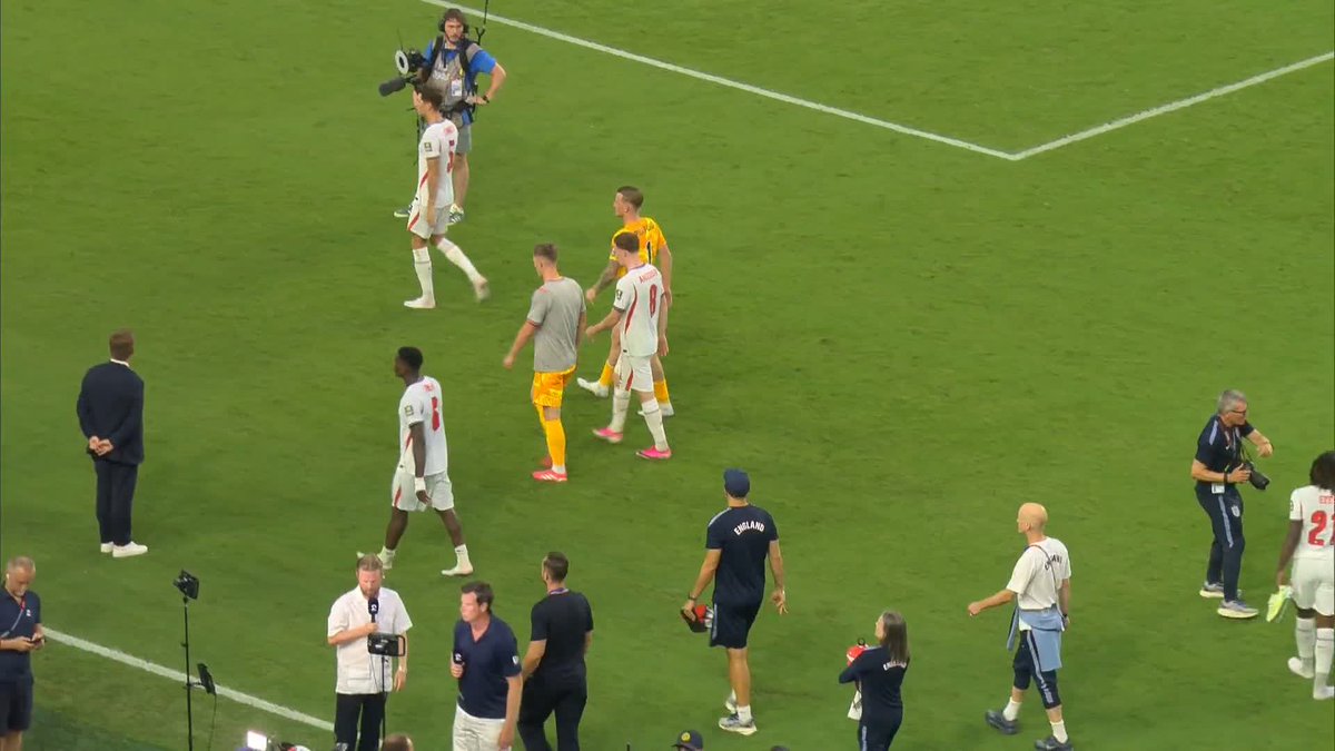 "It's a tough shift out there" Jude Bellingham reflects on a tough quarter-final against Norway, praises his teammates and responds to Thomas Tuchel's criticisms about England's performance... 🏴 🎙️ Gabriel Clarke