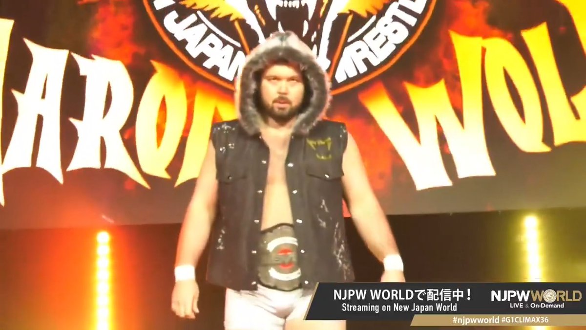 .ウルフアロン A.WOLF "New Costume🐺" From the profile URL #njpwworld #G1CLIMAX36