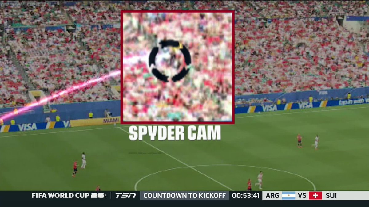 On England's first goal of the match, the ball seemed to hit the cable of a camera. FIFA Media released a statement that the ball sensor did not peak in the sequence. #FIFAWorldCup
