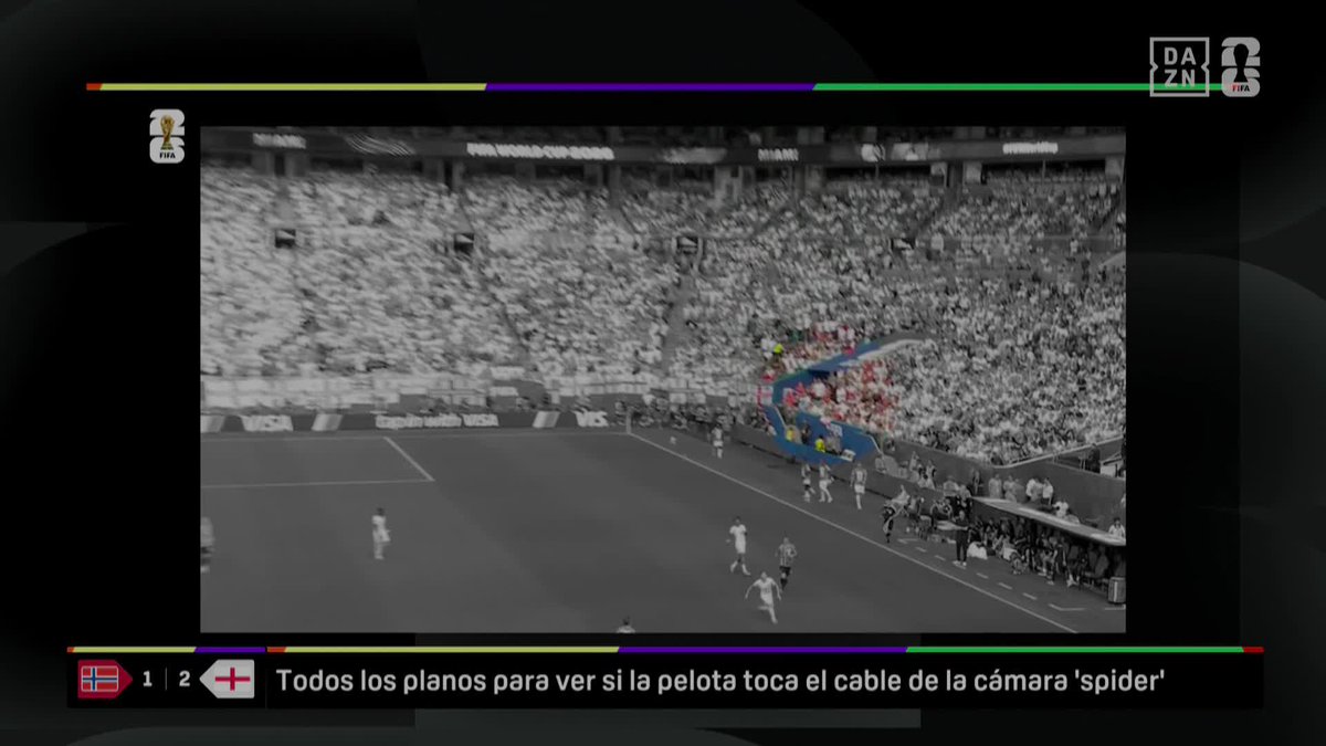 ANALIZAMOS SI HUBO O NO TOQUE FANTASMA A LA CÁMARA SPIDER ANTES DEL GOL DE INGLATERRA