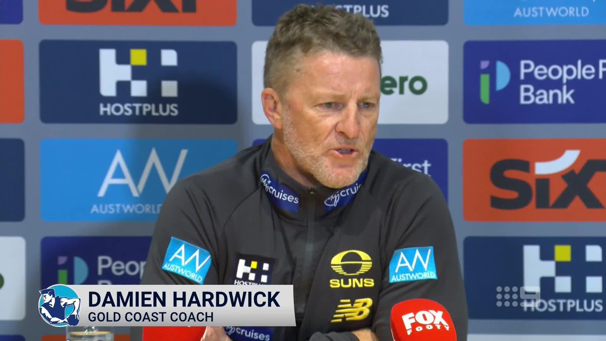"That is a pathetic attitude for him to shut the season down." The panel reacts to Damien Hardwick comments on the Suns finals hopes, and debates whether his complaints about umpiring have filtered down to his players. #9AFLSFS | Watch on 9 & 9Now 🖥️