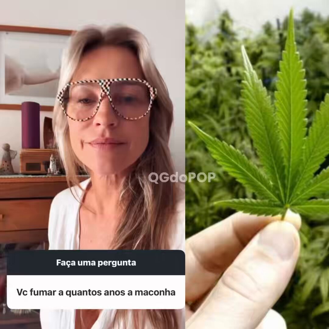 Luana Piovani responde há quanto tempo fuma maconha: “Eu fumo há muitos anos. 17, 27, 37, 47. Eu fumo há mais de 30 anos. Experimento todo dia. Nunca viciei”.