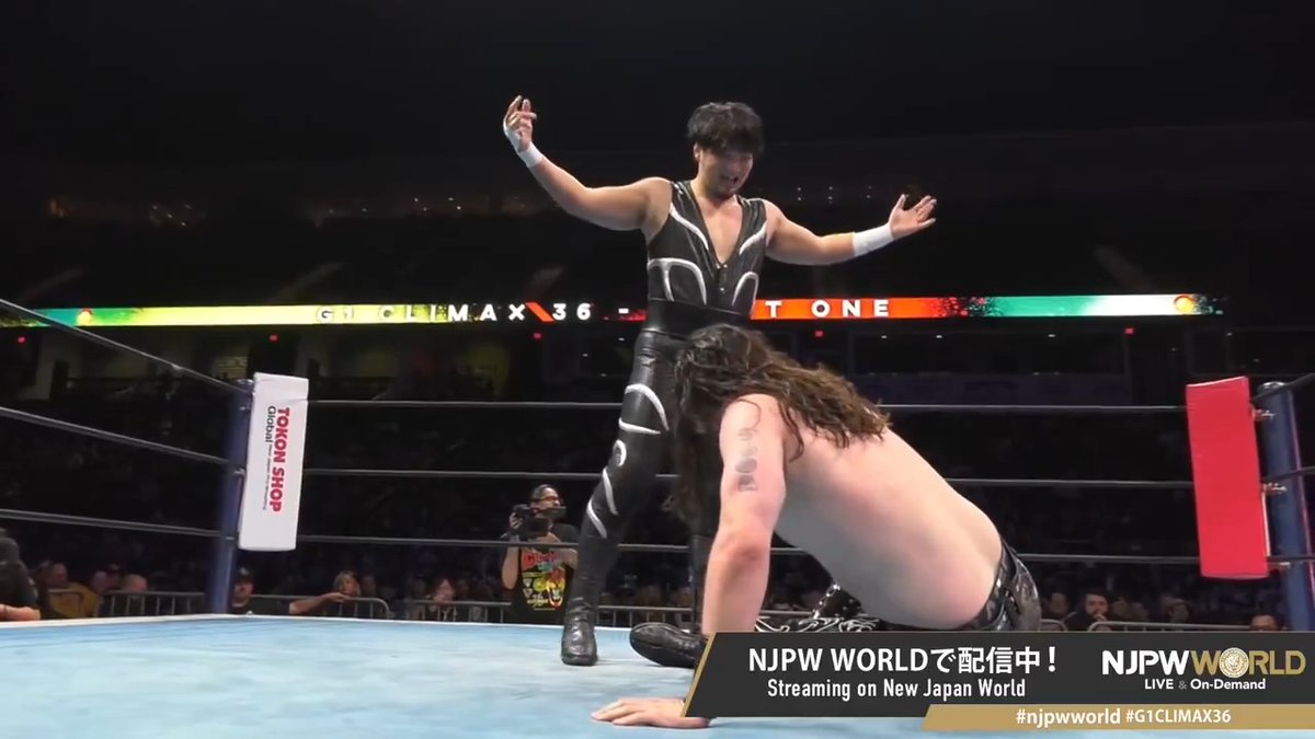 🏆G1 CLIMAX 36🏆開幕戦‼️ Bブロック公式戦‼️ G1初出場のOSKARがHoTの悪魔将軍・成田と激突💥 🆚 OSKAR オスカー × 成田蓮 視聴&登録⏩「NJPW WORLD」で検索 #njpwworld #G1CLIMAX36
