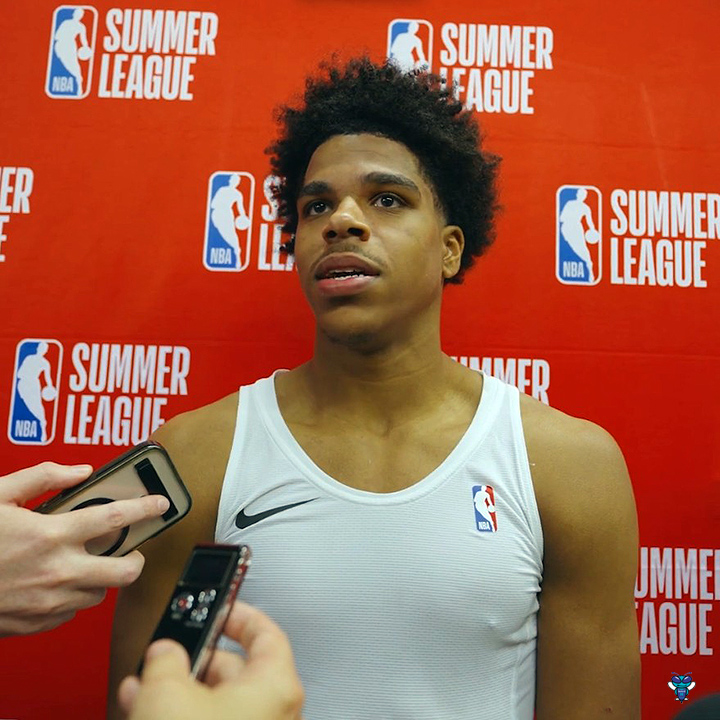 🎙️ Christian Anderson Jr: "We lost this game, but I felt like the whole game we're doing good and putting pressure on them. We just had a few mistakes at the end that cost us the game. As a team, we're getting better. We're grasping concepts better. We're just overall improving." "I think I've made improvements. Just keep trusting... I know I'm not gonna miss every single shot. Keep getting a feel for it, keep improving every single game, and just keep making an impact on both ends of the floor." (📹
