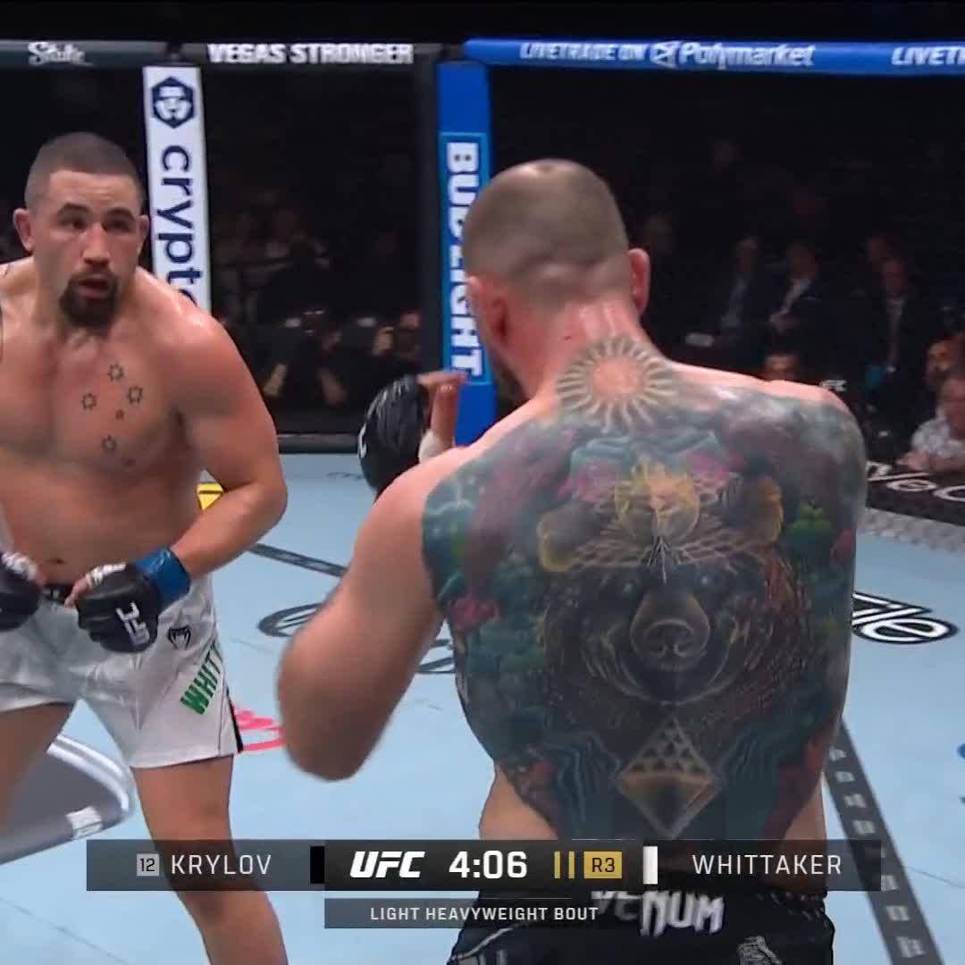 BABABABA C’EST TROP POUR KRYLOV, WHITTAKER LUI A REFAIT LE PORTRAIT 🩸 TKO. ROUNDS 2. SALE