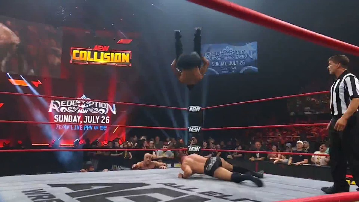 An unrelenting stream of offense gets the win for the Death Riders! Watch #AEWCollision LIVE on TNT &amp; HBO Max