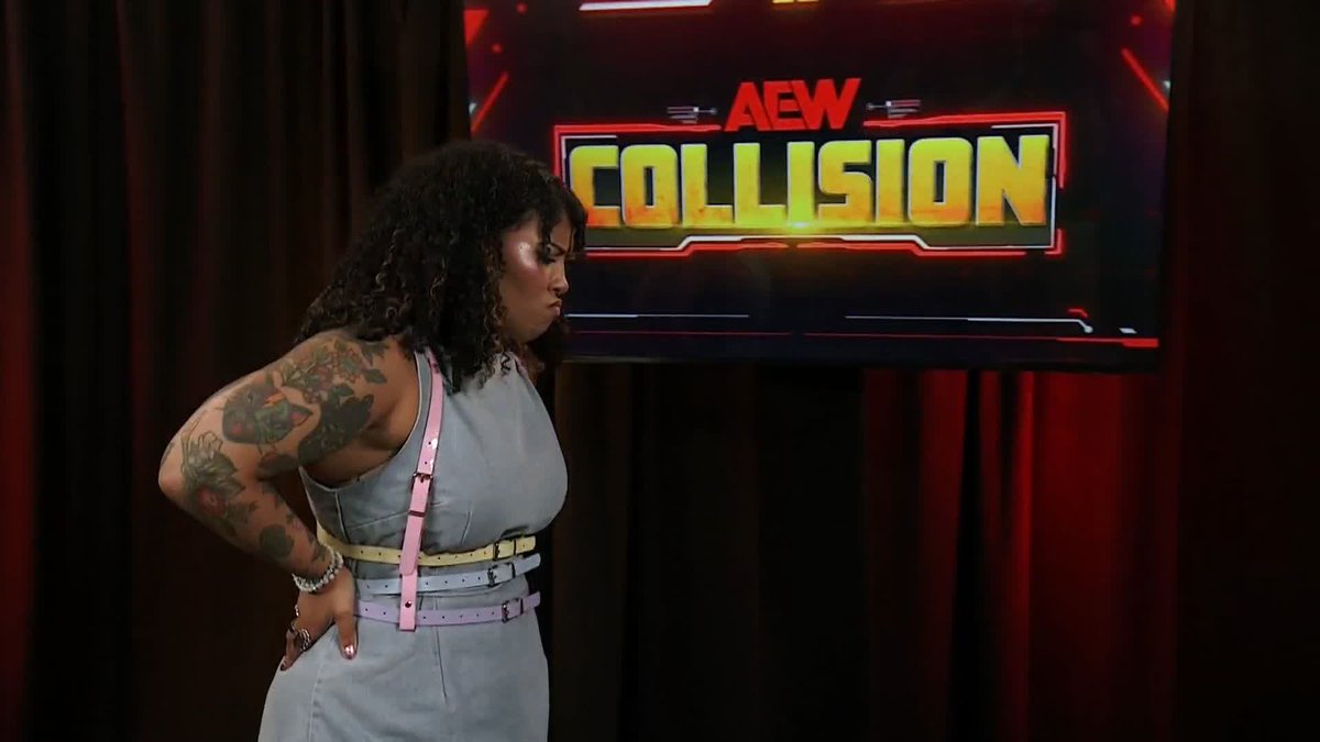 Willow proposes a Trios match for Wednesday night in Boston: Willow Nightingale, Maya World & Hyan. Mercedes Moné & Divine Dominion. Willow also promised Maya World the first shot at AEW Women's World title if she wins at Redemption. ❤️