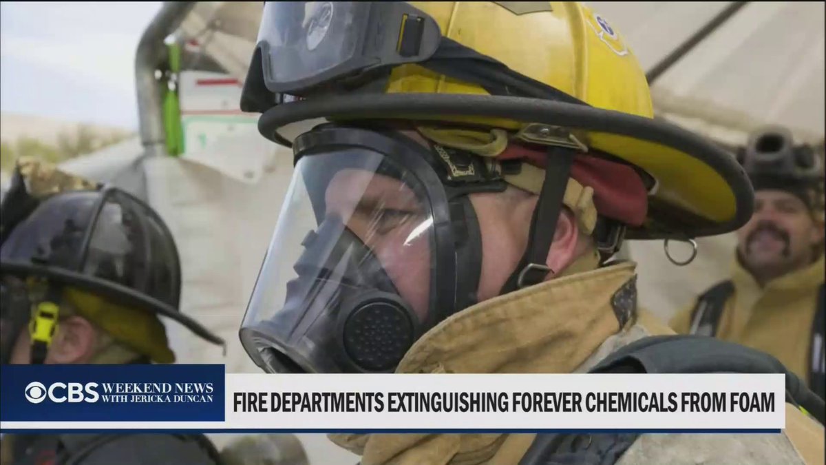 Fire departments across the U.S. are changing how they extinguish fires. For decades, they used foam that contained so-called “forever chemicals” that are now linked to cancer. More than a dozen states are now working to collect, remove and destroy all of it. CBS News’ Mark Strassmann has more.