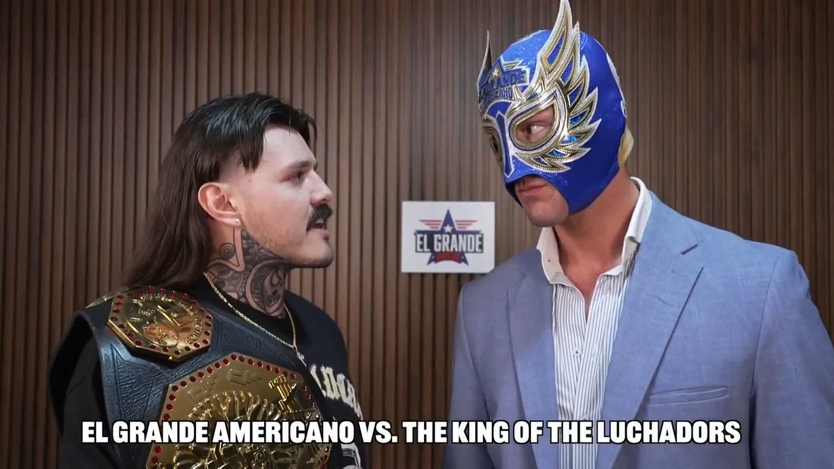 ¿Dominik Mysterio va cuidar la espalda de El Grande Americano? 🤔 #AAAenFOX