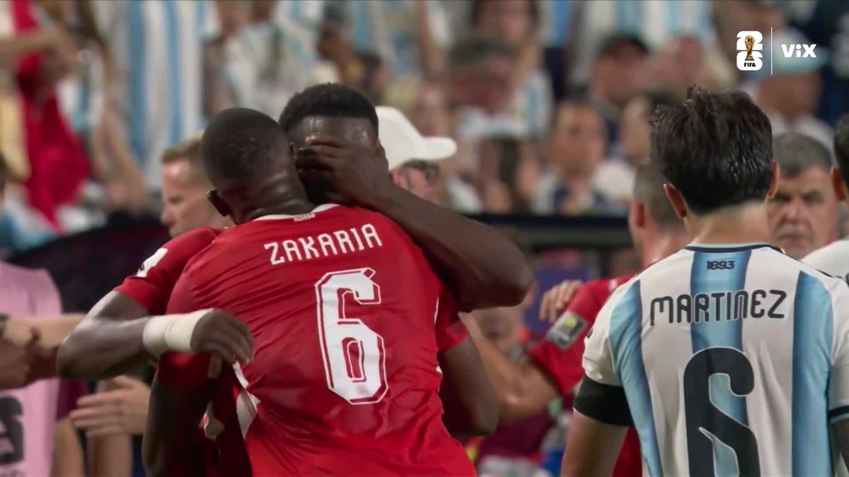 ¡EMBOLO ROMPE EN LLANTO TRAS IRSE EXPULSADO! 💔 ¡No lo puede creer el suizo! Este sábado, Argentina vs Suiza en los Cuartos de Final de la Copa Mundial de la FIFA 2026 se vive EN EXCLUSIVA por @vix #ElMundialEsNuestro