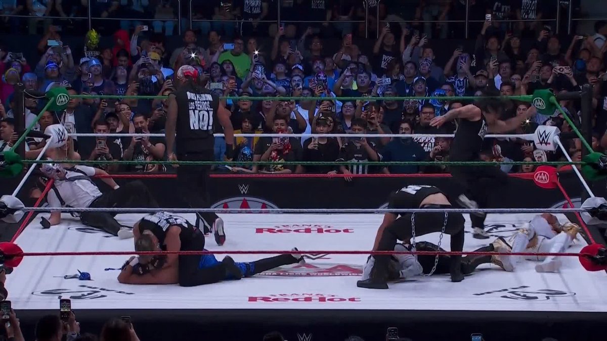 OH MY GOD 🤯 Los Perros del Mal are destroying EVERYONE in the ring!