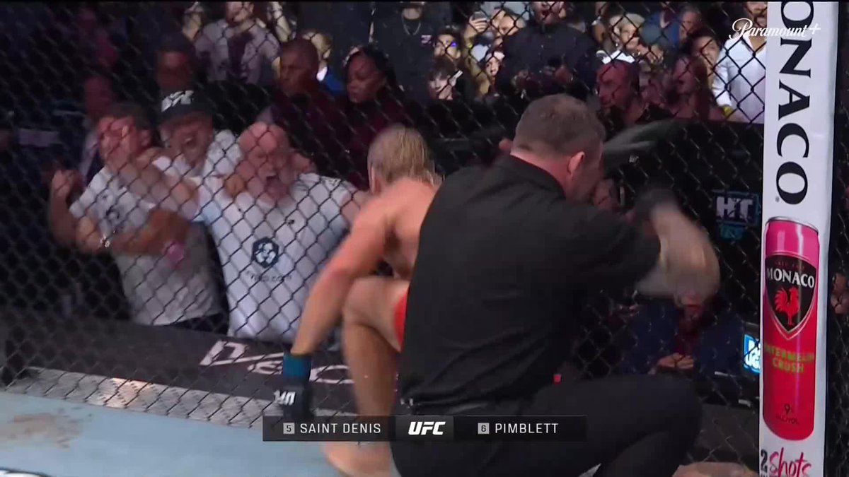 PADDY THE BADDY JUST MADE THIS CROWD GO INSANE WITH THAT SUBMISSION 🤩 [ #UFC329 | LIVE ON @ParamountPlus ]