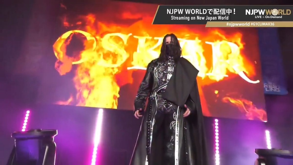 .OSKAR オスカー "New Costume & New entrance music" From the profile URL #njpwworld #G1CLIMAX36