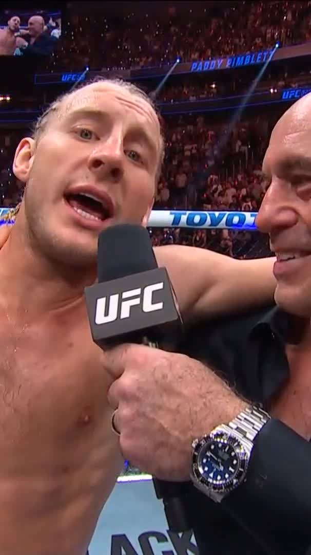 🗣️ Paddy Pimblett: "Who wants it next? I'll beat Ilia up, I'll rematch Justin, I'll fight Conor or Max next. I don't give a f*ck. Give me anyone and I'll punch their head in." 🔥 #UFC329