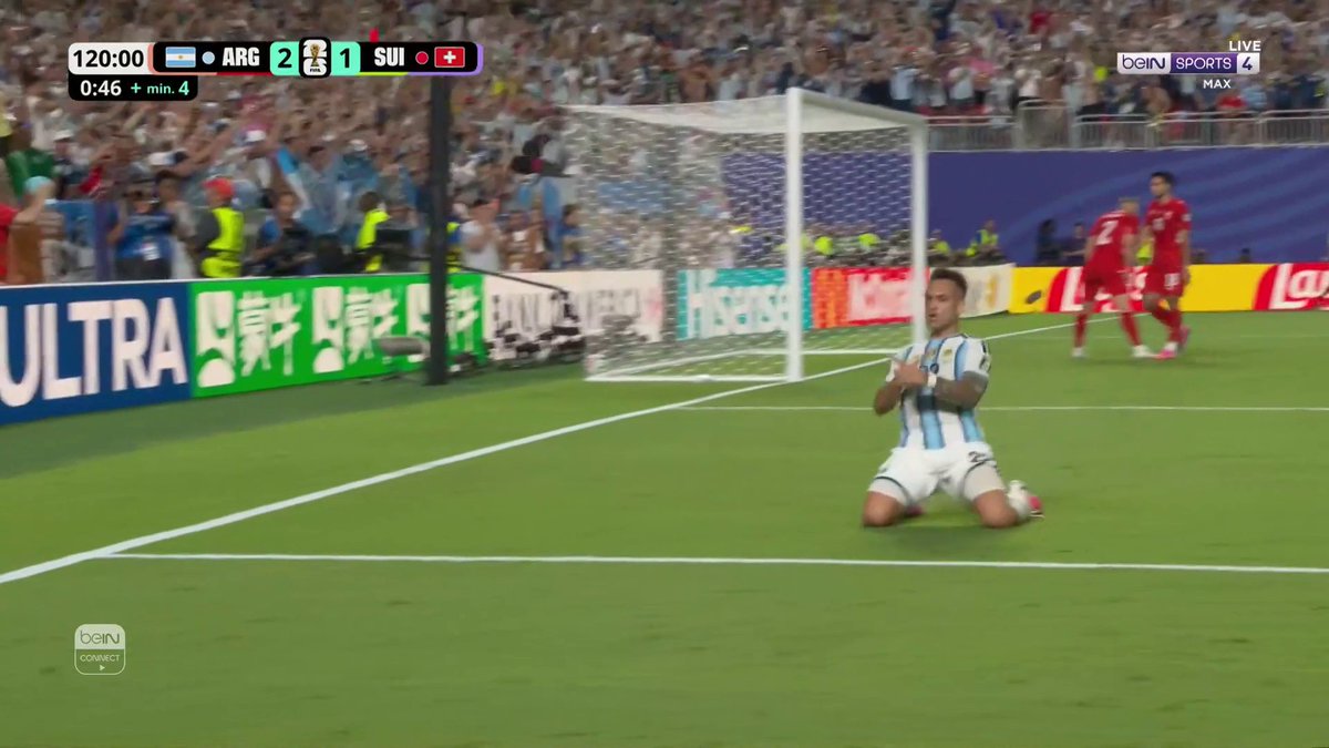 🔥⚽️ لاوتارو مارتينيز يحسم المواجهة بهدف ثالث في شباك سويسرا #كأس_العالم2026
