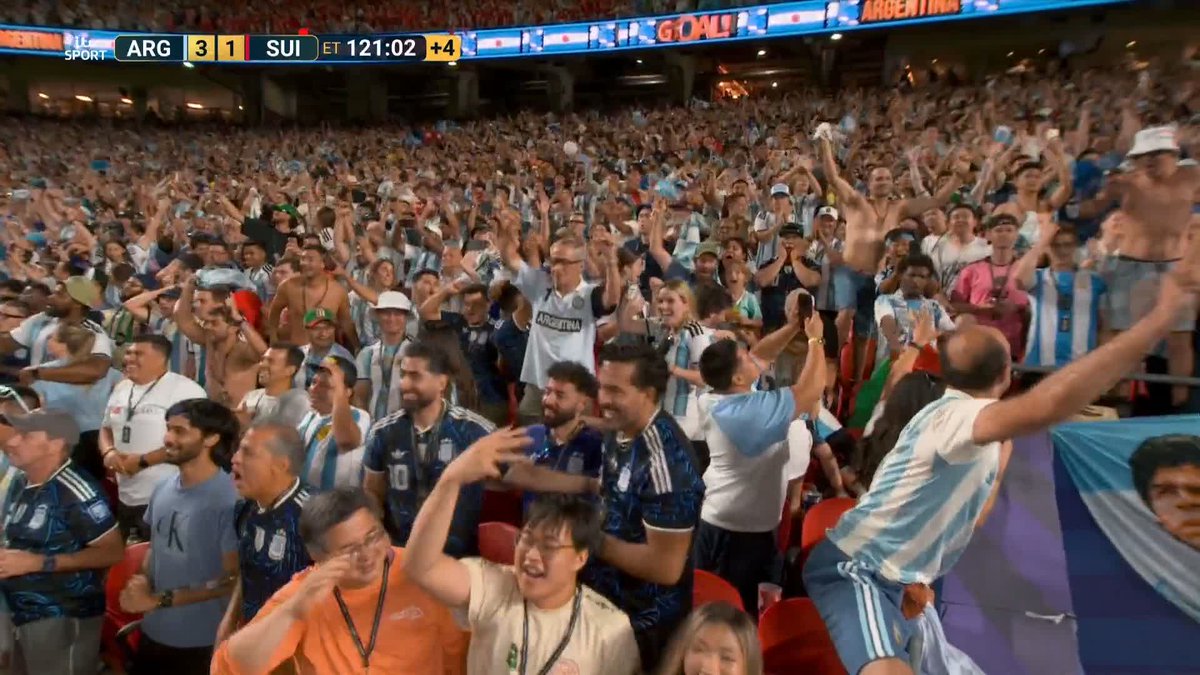 Lautaro Martinez with the icing on the cake for Argentina 🇦🇷