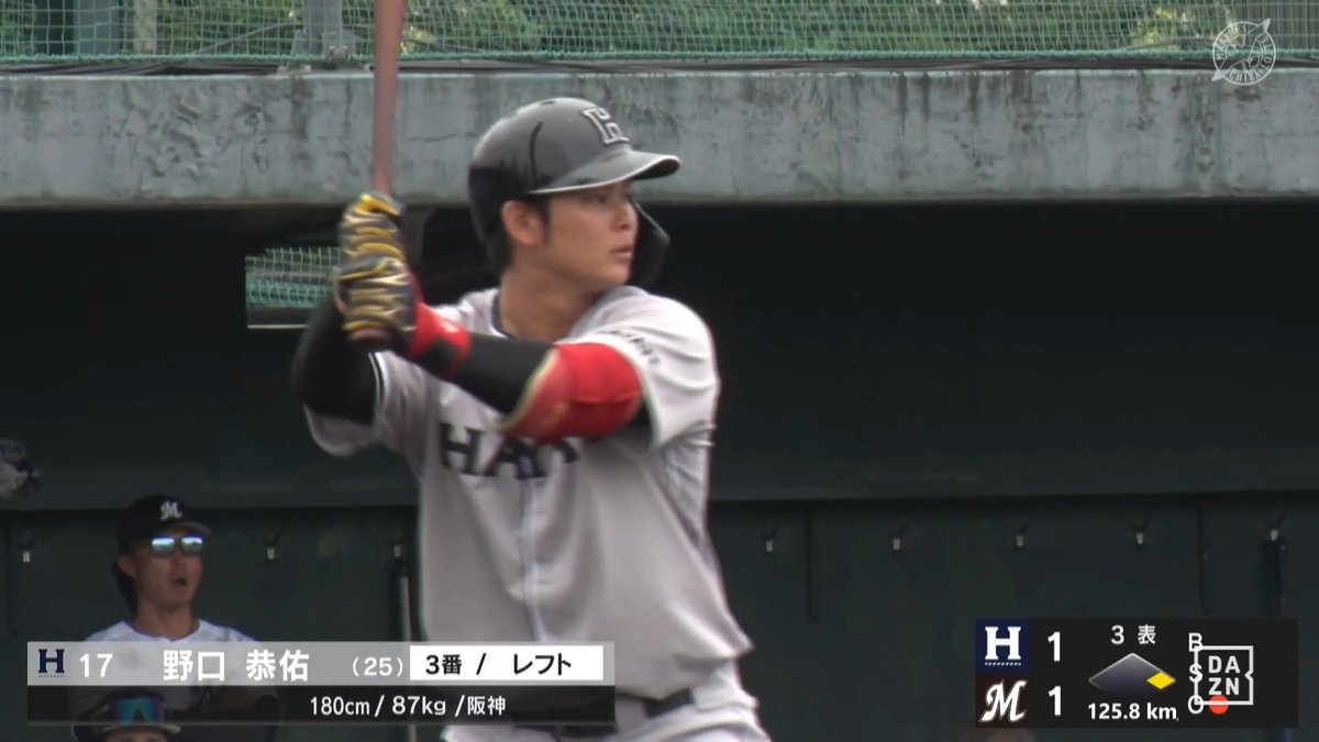 会心の一撃 驚愕の2打席連発 野口恭佑 第4号ホームラン ⚾️ロッテ×ハヤテ(ファーム) #ハヤテベンチャーズ静岡 #だったらDAZN #イージースポーツ