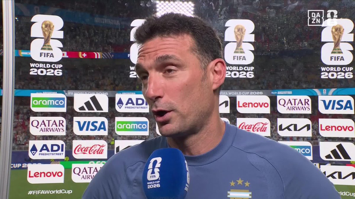 🗣️ SCALONI: "SUFRIMOS, HOY ESTUVO DE NUESTRO LADO LA SUERTE PORQUE A ELLOS LES EXPULSARON A UNO Y A PARTIR DE AHÍ ATACAMOS" #DAZNMundial