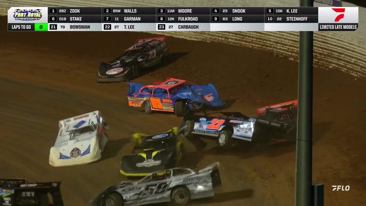 🚨 An absolutely catastrophic finish for the Limited Late Models at Port Royal Speedway #SpeedPalace