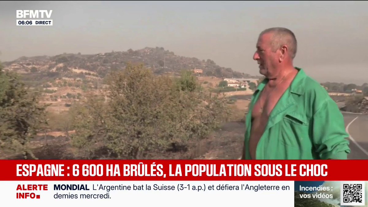 "Le feu s'est arrêté à la grille": à Almería, en Espagne, les habitants retournent à leurs habitations après le passage de l'incendie meurtrier pour constater les dégâts