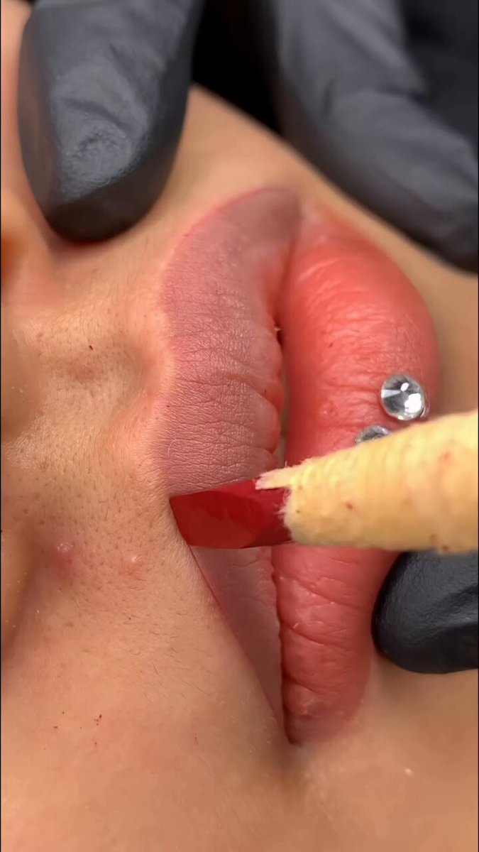 A surefire way to cover up dark lips
